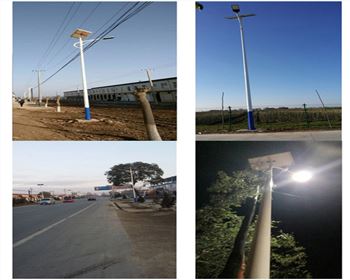 內蒙古太陽能路燈-慶陽寧縣項目圖片